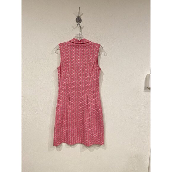 J McLaughlin Dress Womens Small Sleeveless Collared Spandex Floral Summer Casual - Picture 5 of 5